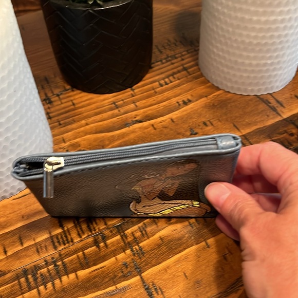 HAND PAINTED Cartoon Princess Raccoon coin purse! NWT! - Picture 6 of 7